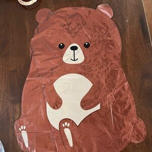 Random woodland animal balloon package with grey and white balloons